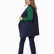 Gilet Barcelona punto milano blu