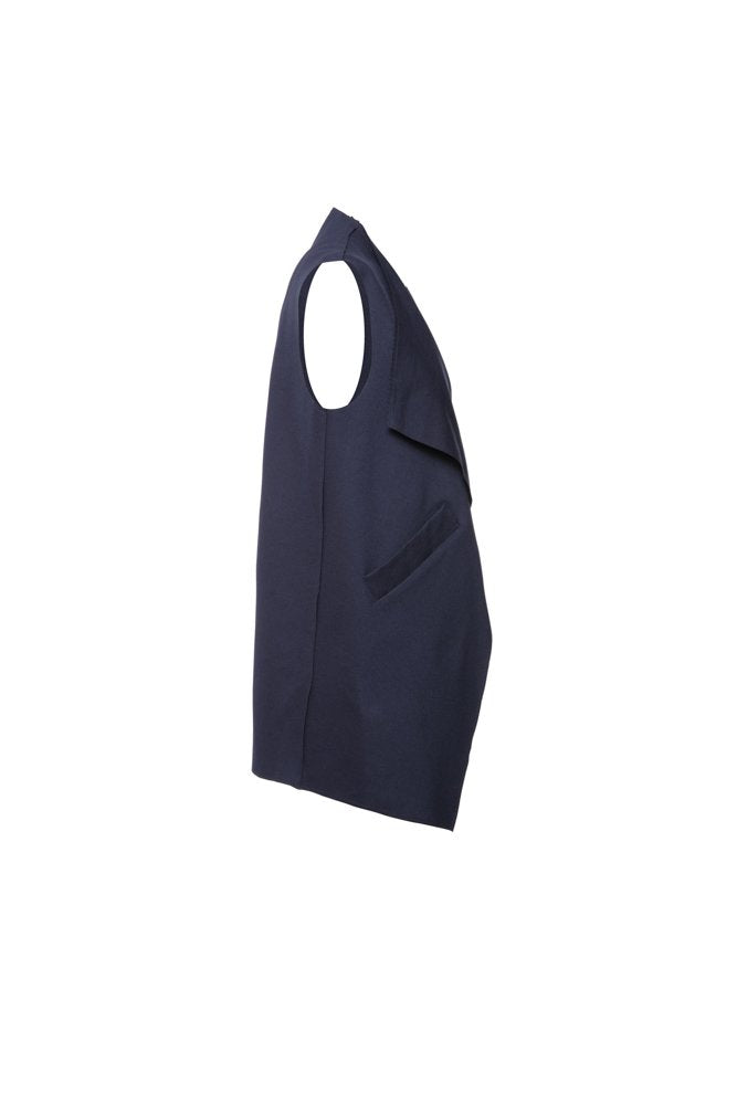 Gilet Barcelona punto milano blu