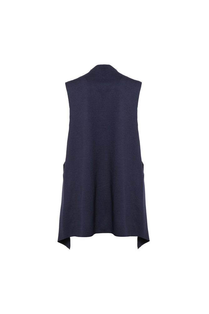 Gilet Barcelona punto milano blu