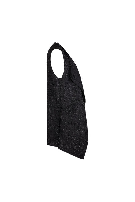 Gilet Barcelona lurex nero