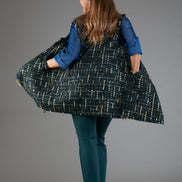 Gilet Barcelona bouclè verde