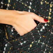 Gilet Barcelona bouclè verde