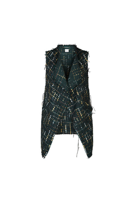 Gilet Barcelona bouclè verde