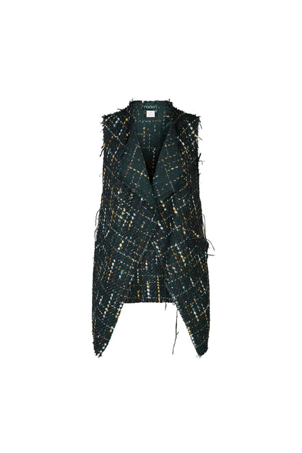 Gilet Barcelona bouclè verde