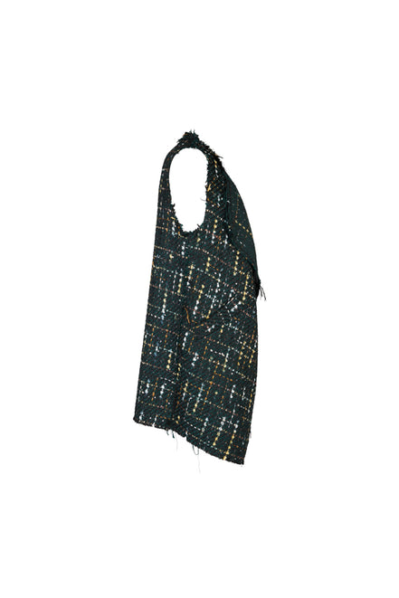 Gilet Barcelona bouclè verde