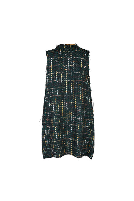 Gilet Barcelona bouclè verde