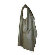 Gilet Barcelona ecopelle fango