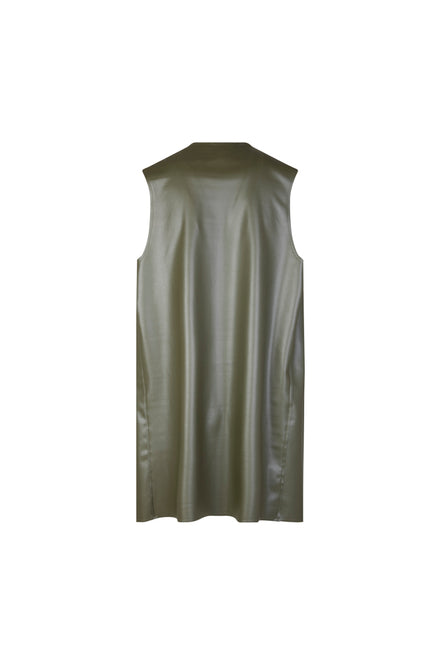 Gilet Barcelona ecopelle fango