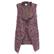 Gilet Barcelona bouclè viola