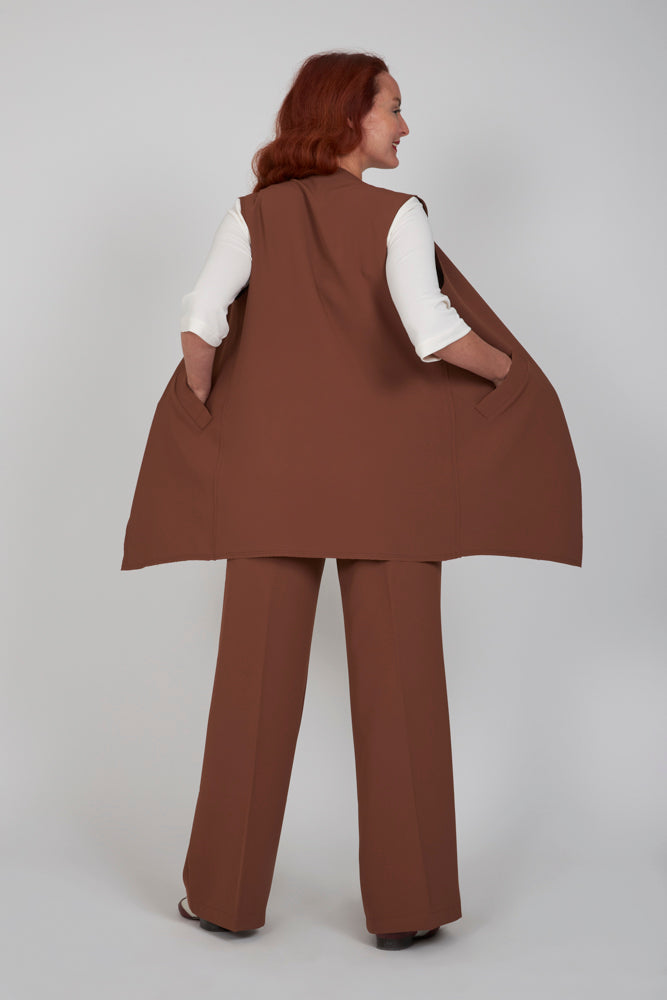 Gilet  Barcelona cady mocha