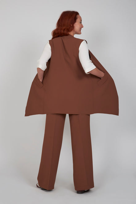 Gilet  Barcelona cady mocha