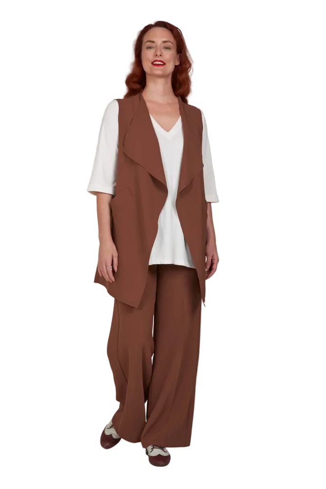 Gilet  Barcelona cady mocha