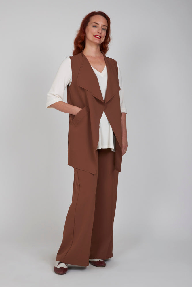 Gilet  Barcelona cady mocha