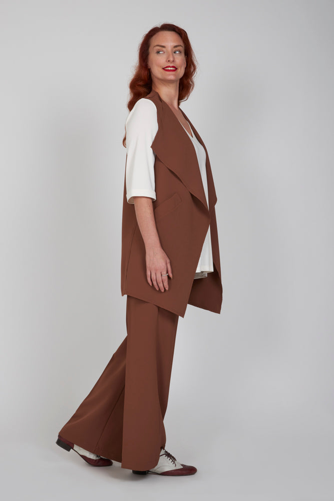 Gilet  Barcelona cady mocha