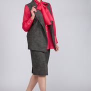 Look fiocco Fuxia e Antracite
