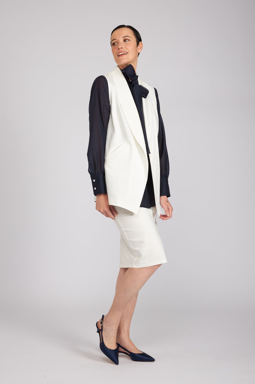 Gilet Kyoto bianco