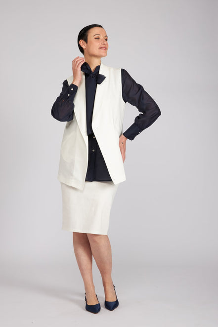 Gilet Kyoto bianco
