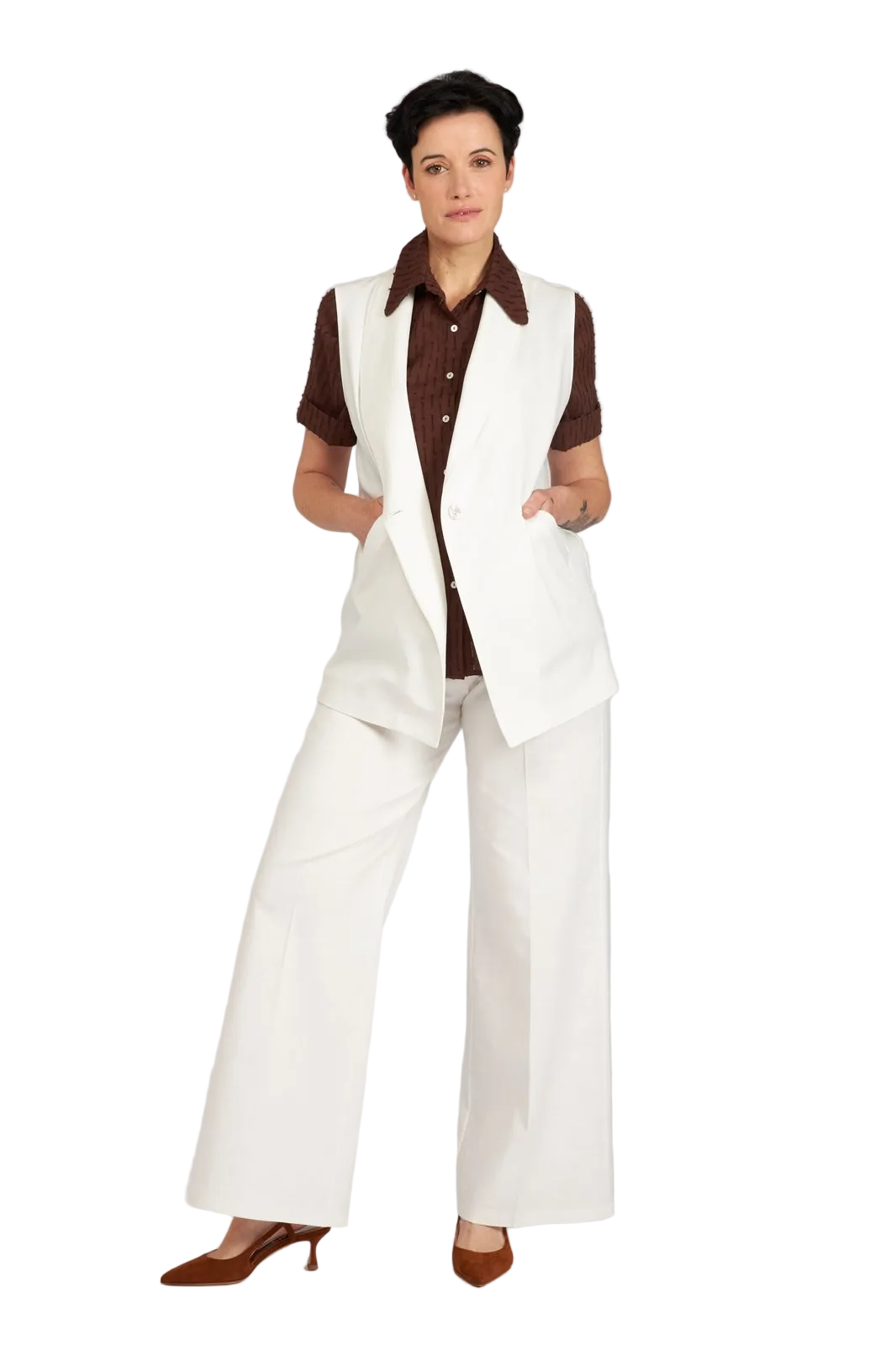 Gilet Kyoto bianco
