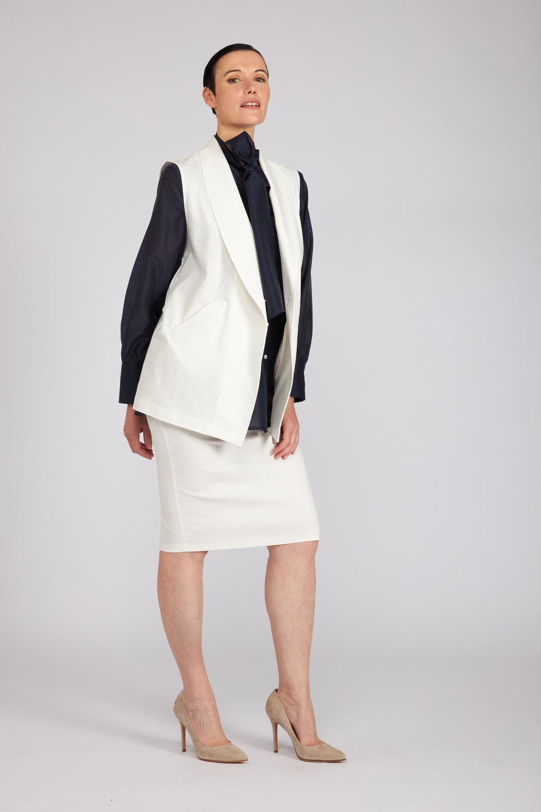Gilet Kyoto bianco