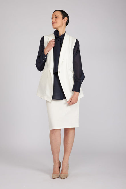 Gilet Kyoto bianco