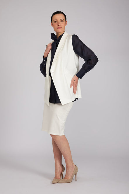 Gilet Kyoto bianco