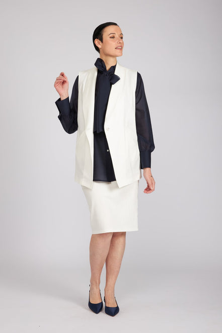 Gilet Kyoto bianco