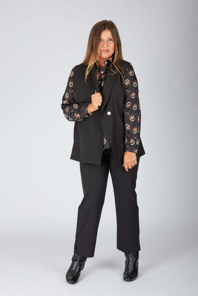 Gilet Kyoto cady nero