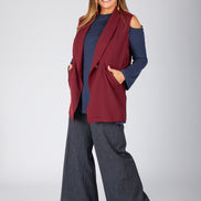 Gilet Kyoto cady vino