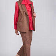 Gilet Kyoto cioccolato