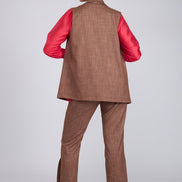 Gilet Kyoto cioccolato