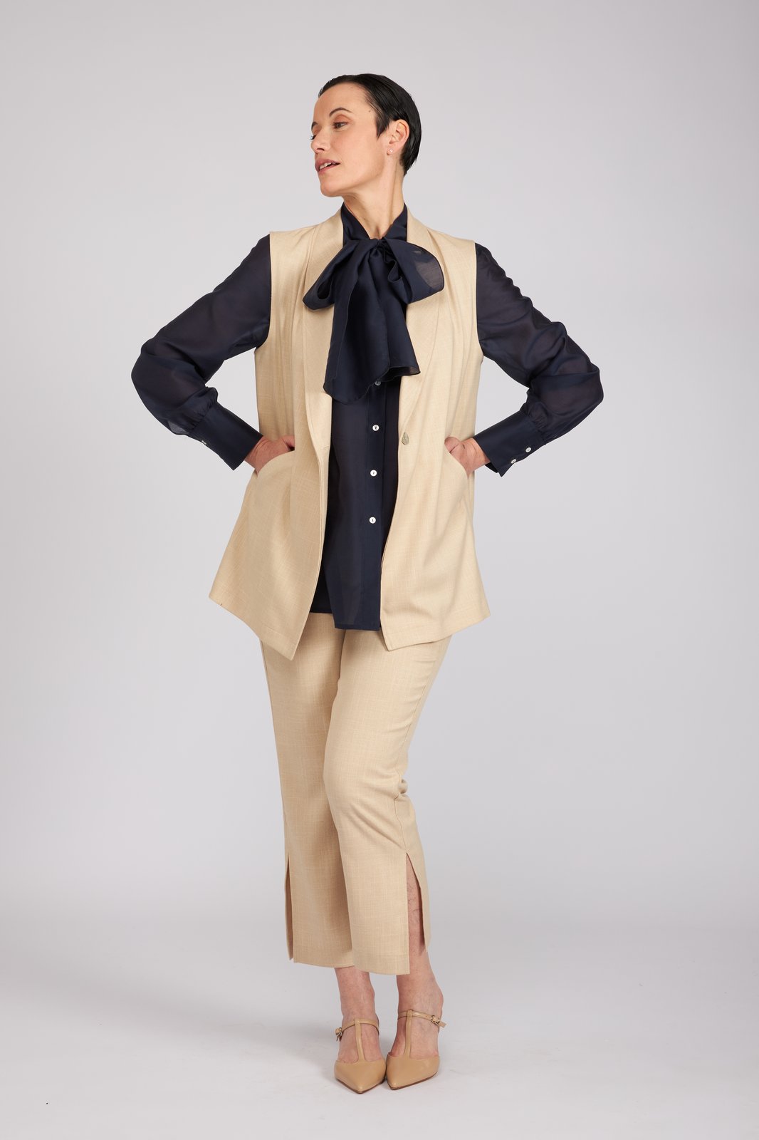 Gilet Kyoto sabbia