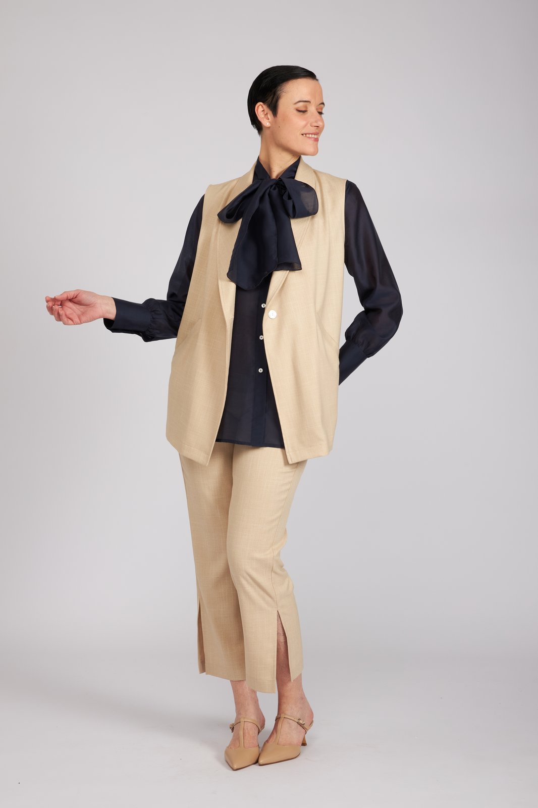 Gilet Kyoto sabbia