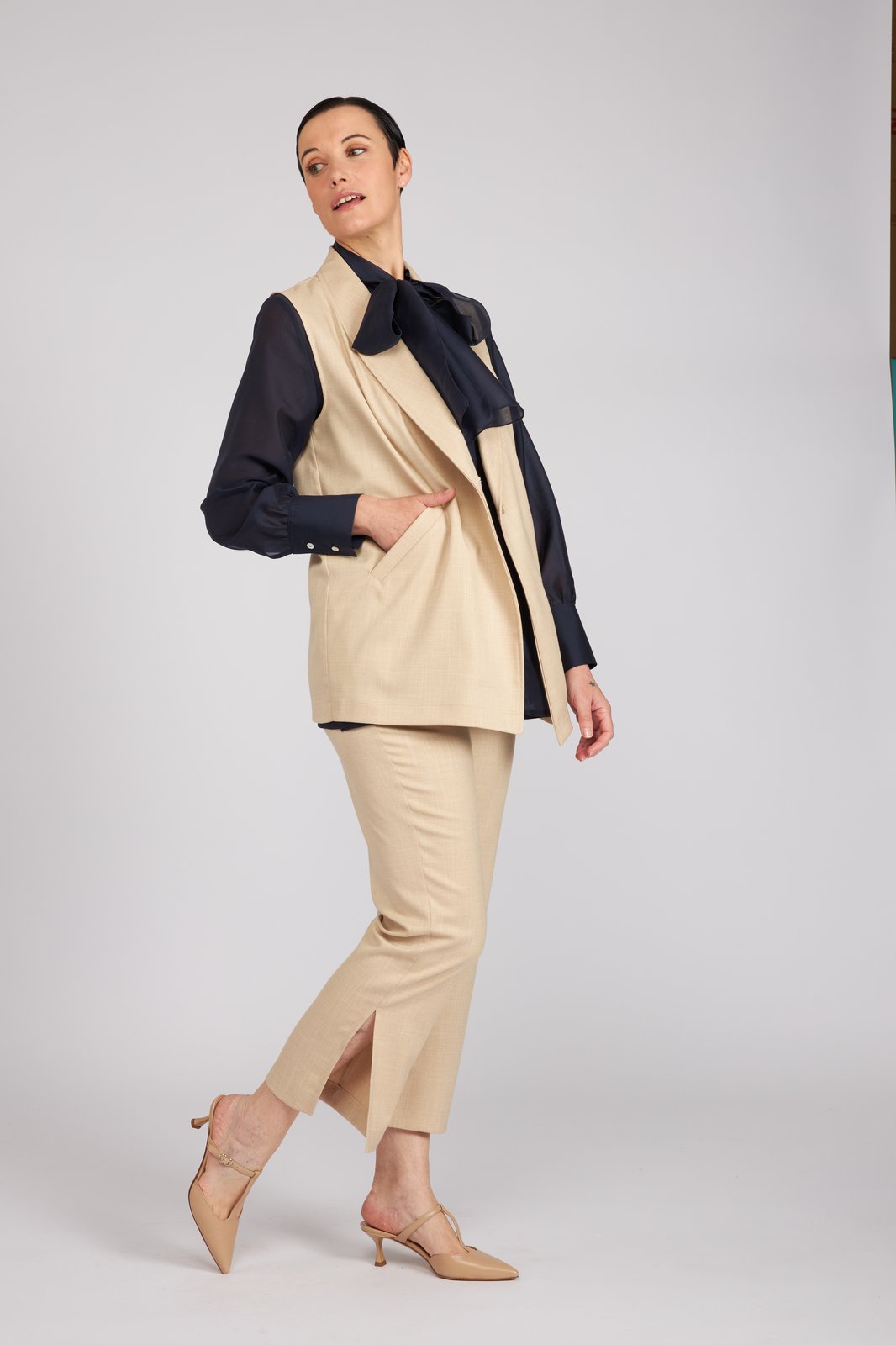 Gilet Kyoto sabbia