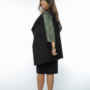 Gilet Barcelona punto milano nero