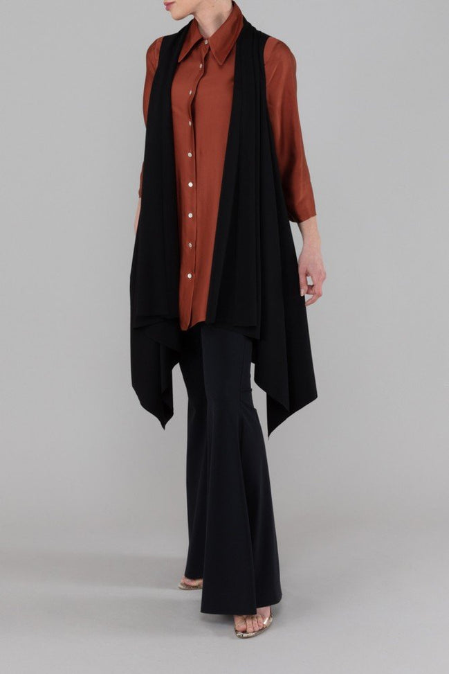 Frisco Gilet in Black