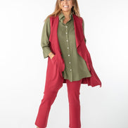 Gilet Barcelona rosso