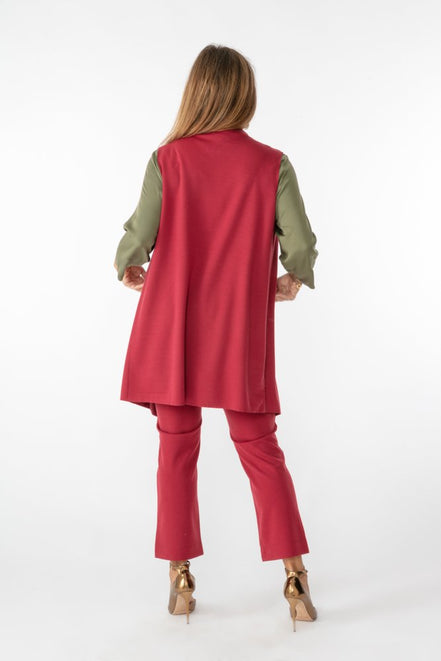 Gilet Barcelona rosso
