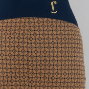 Gonna Tulip longuette jacquard con baschina
