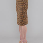 Gonna Tulip longuette jacquard con baschina
