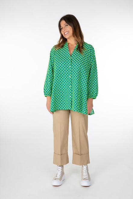 Havana Trousers in Beige with Baschina Waistband