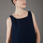 Abito tubino Audrey blu