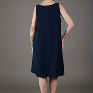 Abito tubino Audrey blu