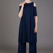 Abito Lea fluido navy
