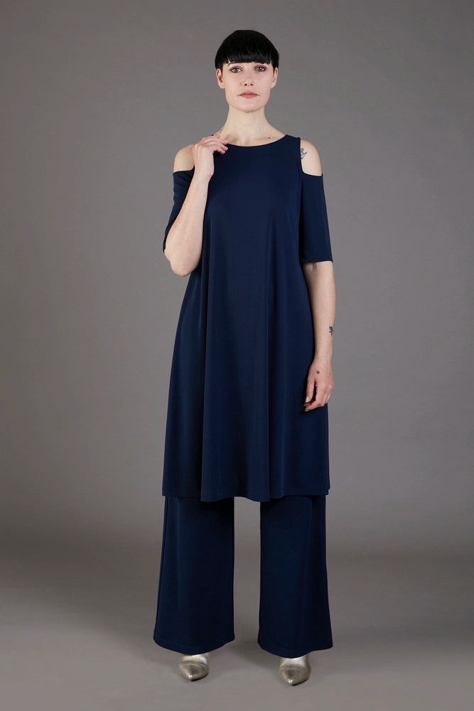 Abito Lea fluido navy
