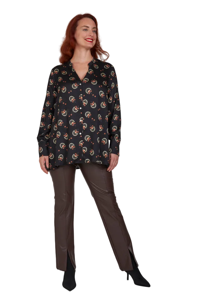 Camicia NY stampa nera