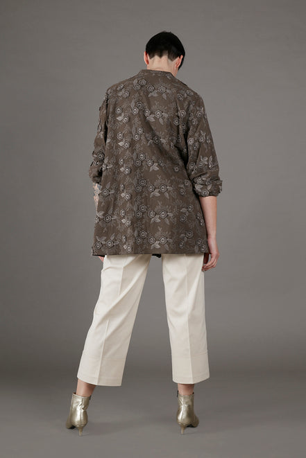 Panta Havana cotone burro con baschina