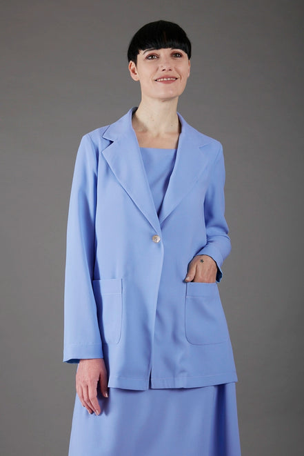 Blazer Berlin leggero celeste