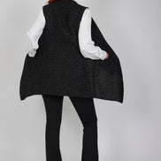 Gilet Barcelona lurex nero