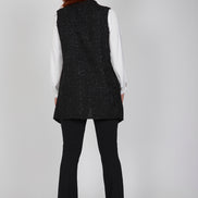 Gilet Barcelona lurex nero
