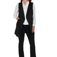 Gilet Barcelona lurex nero